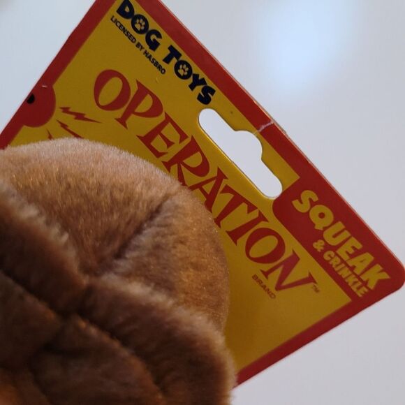 NEW OPERATION Plush DOG TugToy with Red Polka Dot Shorts SURGERY NWT - Picture 5 of 8